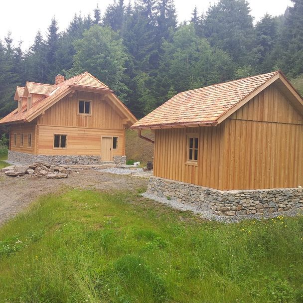 Almhütte Holzbau